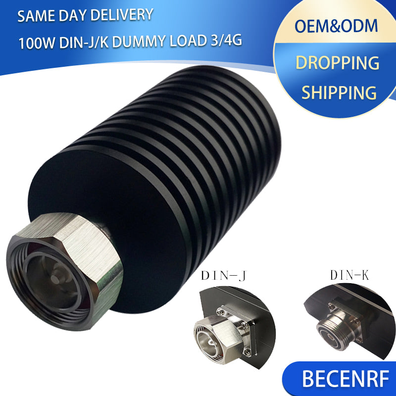 100W DIN-J/K 7/16 Male/Female RF Fixed Coaxial Dummy Loads