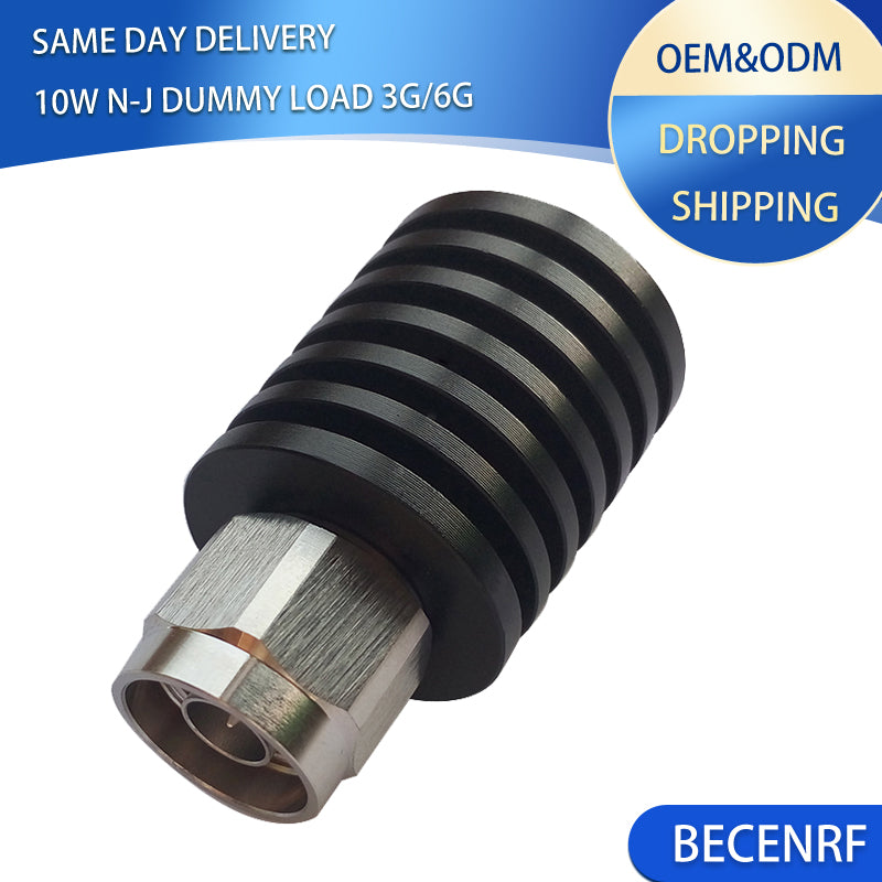 10W N-J DC-3/6GHz RF N Type Dummy load 50ohm