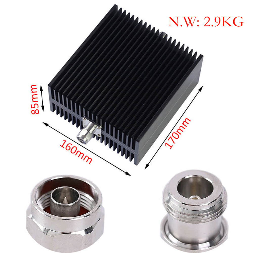 200W N-JK/DIN-JK 7/16 1-60dB RF Coaxial attenuator DC-3GHz/4GHz