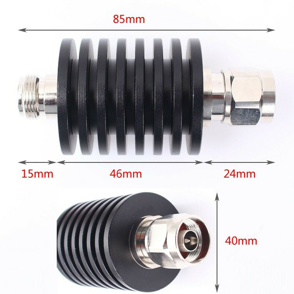 25W N-JK Male to Female  RF Coaxial Attenuator DC-3GHz/4GHz 1-50dB avaliable