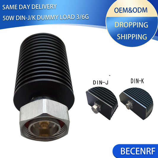 7/16 50W DIN-J/K Male/Female Connector RF Coaxial dummy loads DC-3/6GHz