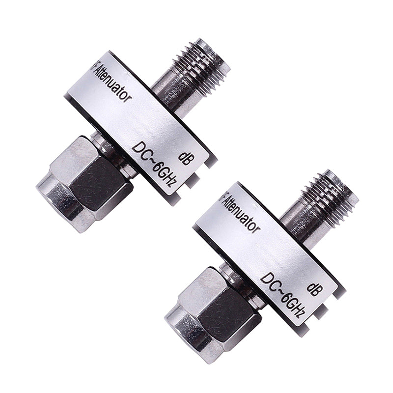 1pcs 5W SMA-JK Male to Female RF Coaxial Attenuator 6G/8G/13G 1-40dB