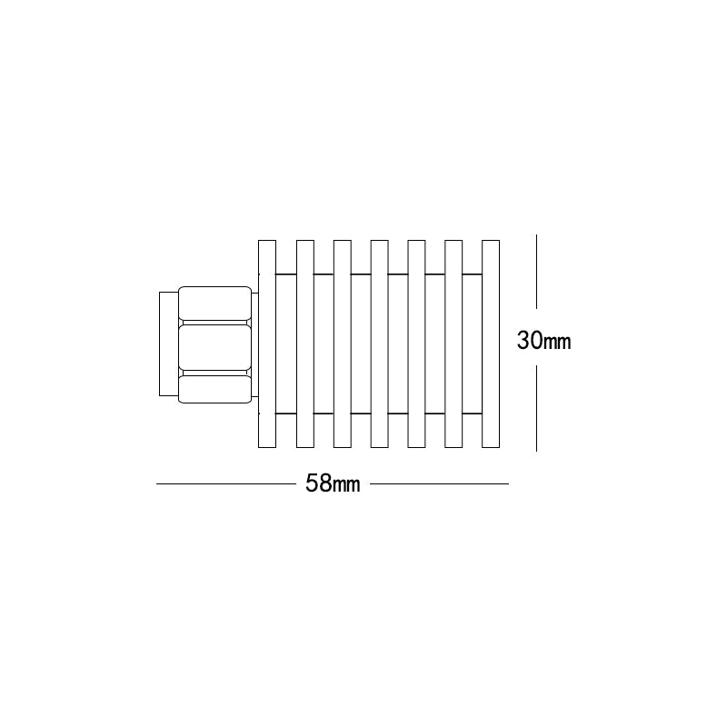 10W BNC-J Male RF Coaxial Dummy Load DC-3/6GHz