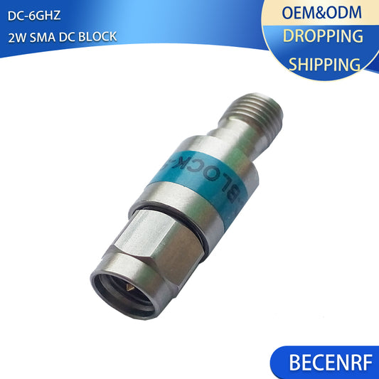 1pcs 2W SMA-JK stainless steel DC Block DC-6G RF Connector