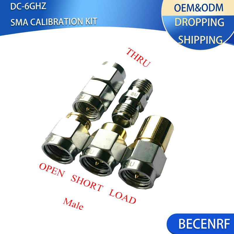 SMA Calibration kit,Include Short Type,Load Type,Open Type,Thru,DC-6Ghz,50 ohm