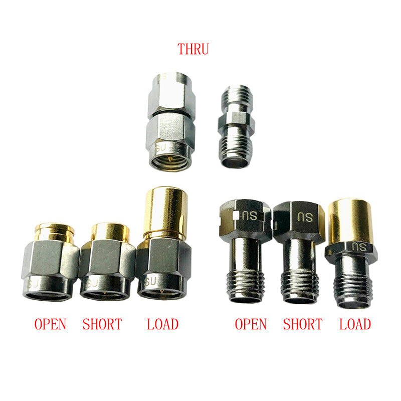 SMA Calibration kit,Include Short Type,Load Type,Open Type,Thru,DC-6Ghz,50 ohm