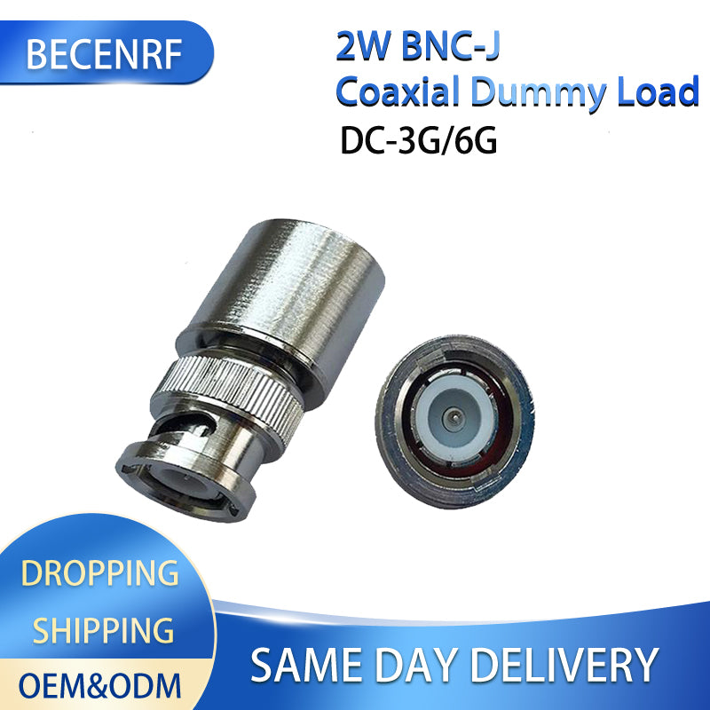 2W BNC RF Fixed Coaxial Dummy Load DC-3/6GHz