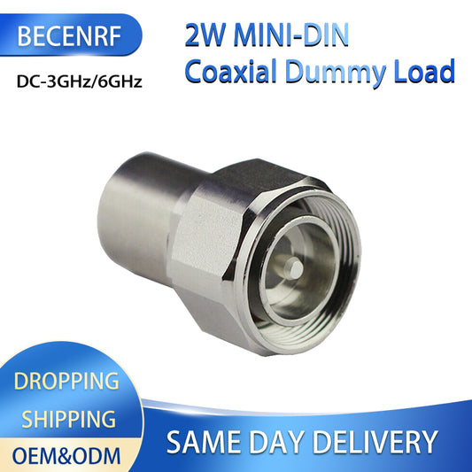 2W MINI DIN DC-3GHz/6GHz Coaxial Termination Load 4.3-10